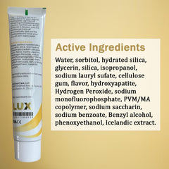 Bright smile after using Lux Oral Care toothpaste