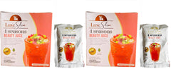 Luxe Slim 4 Seasons Beauty Juice sachets for a convenient daily beauty boost