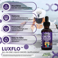 LuxGlo liquid drops being poured into a small dish