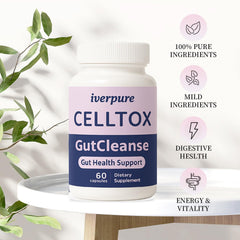60-count bottle of Celltox Gut Cleanse