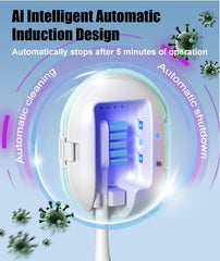 Compatible with electric and manual toothbrushes