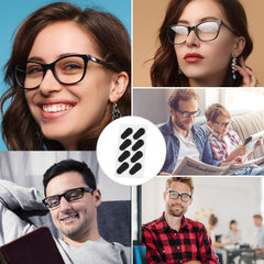 Nose pads providing anti-slip support on various glasses frames