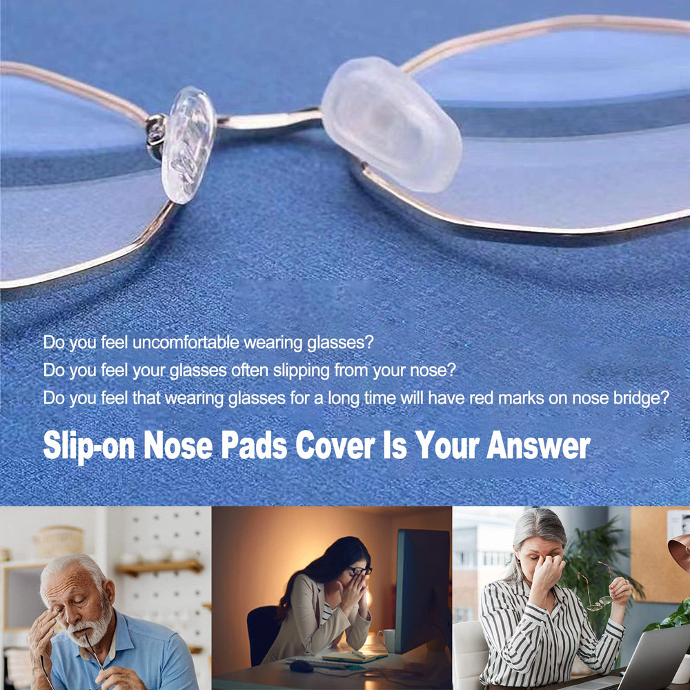 Easy installation by inserting the nose pad into the pad cover