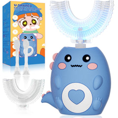 Front view of Lwalaneng Kids U Shaped Electric Toothbrush