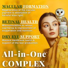 Lycopene, bilberry extract, eyebright herb and related antioxidants for eye health