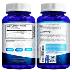 Product label of lycopene supplement