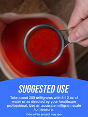 Quality and safety indicators showing cGMP and third-party testing