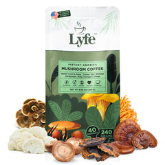 LYFE Organic Instant Mushroom Coffee hero image
