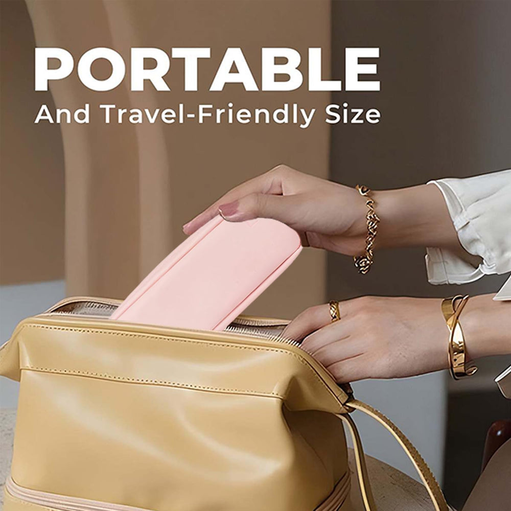 Dust- and water-resistant pouch material