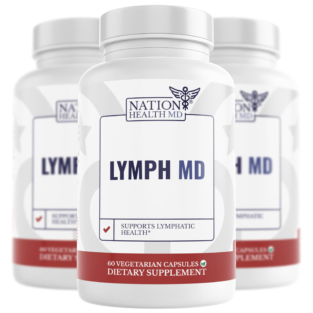 Lymph MD bottle front view with label