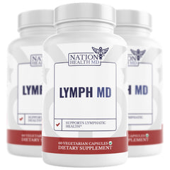 Lymph MD bottle front view with label