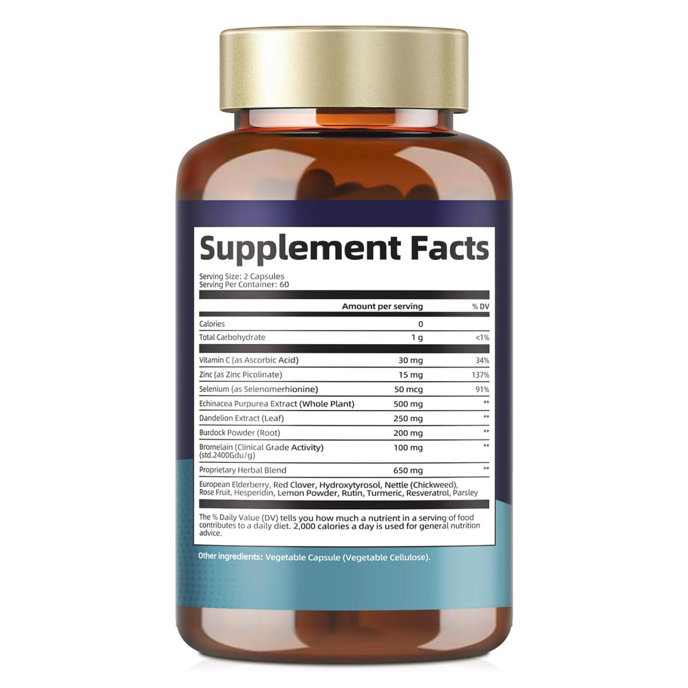 Package: 120 counts in bottle