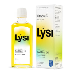 Lysi cod liver oil omega-3 1660mg EPA DHA with natural lemon