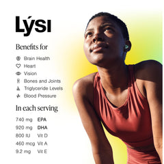 Nutrition and packaging details for Lysi cod liver oil