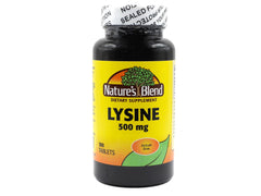 Lysine 500 mg bottle – 100 tablets