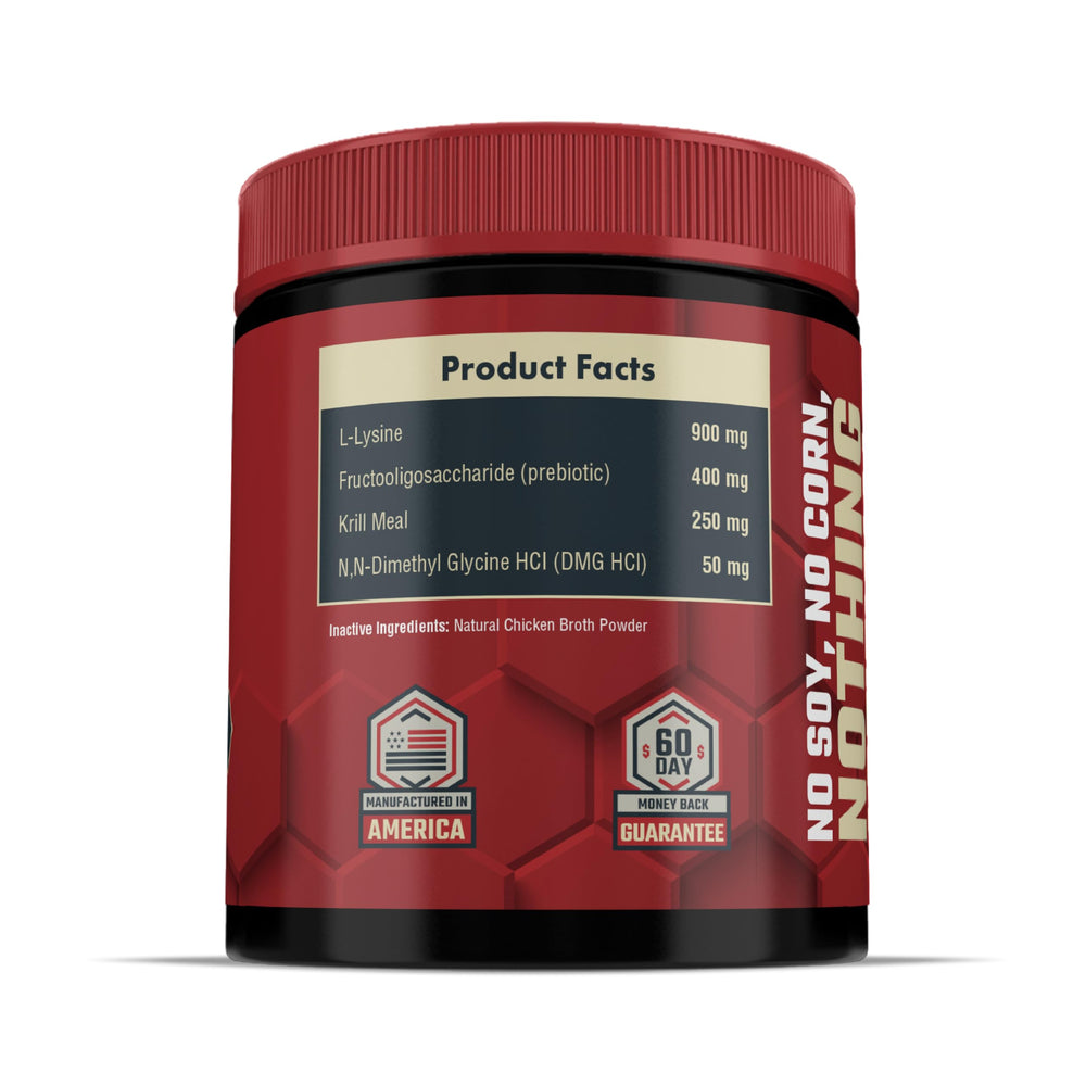 Powder with 400 mg prebiotics for cat gut health