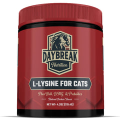 L-Lysine powder for cats with 900 mg per scoop for immune support