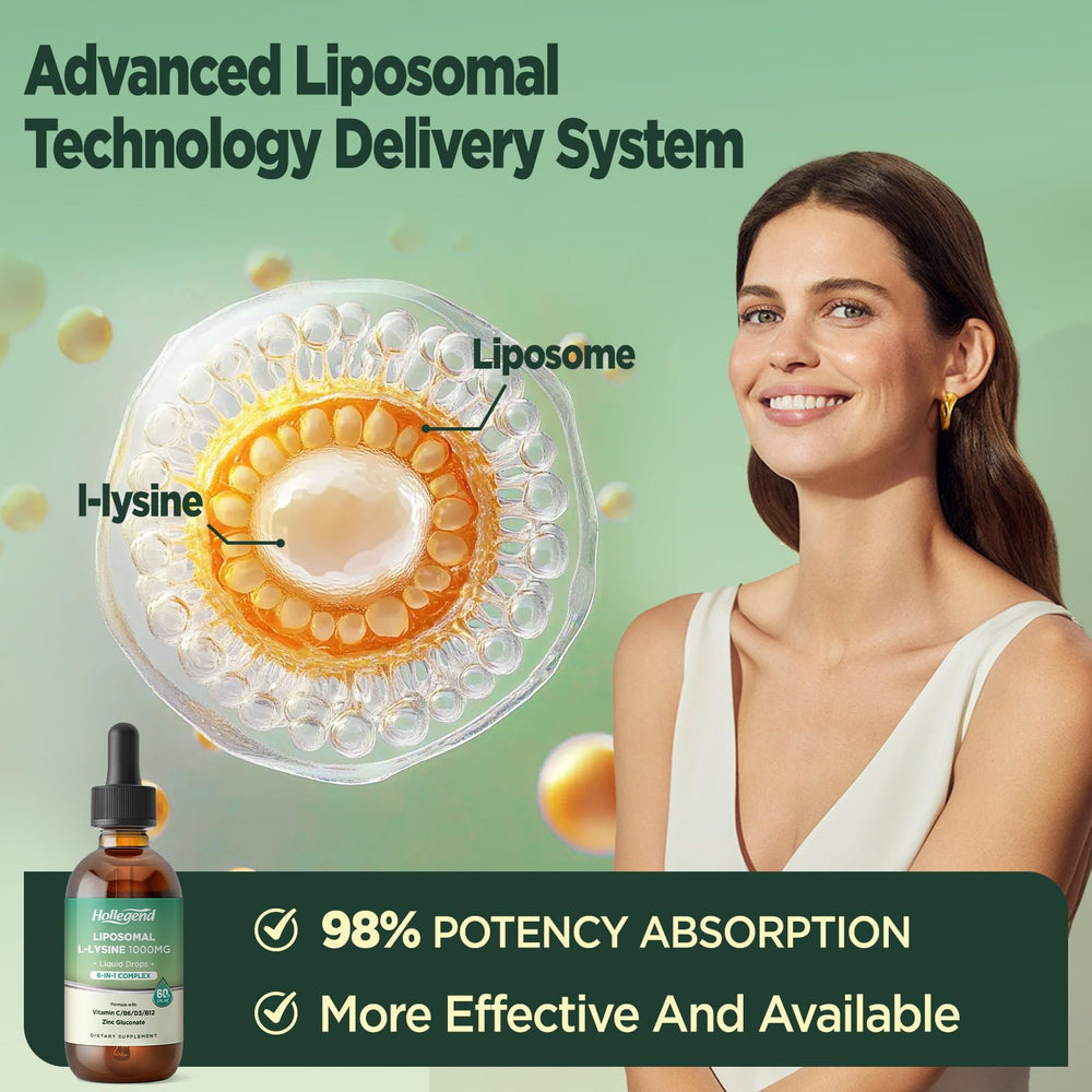 L-lysine liquid drops promoting skin and lip health