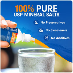 Close-up of Lyte Balance mineral drop bottle label