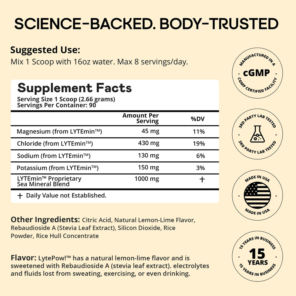 LyteLine athlete hydration during workout for quick electrolyte replenishment