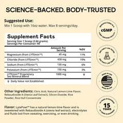 LyteLine athlete hydration during workout for quick electrolyte replenishment