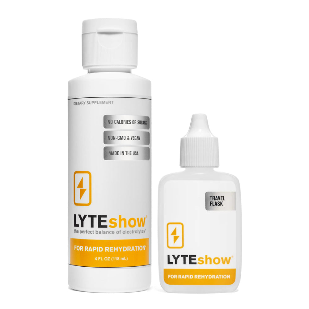 LyteShow electrolyte drops bottle front with label