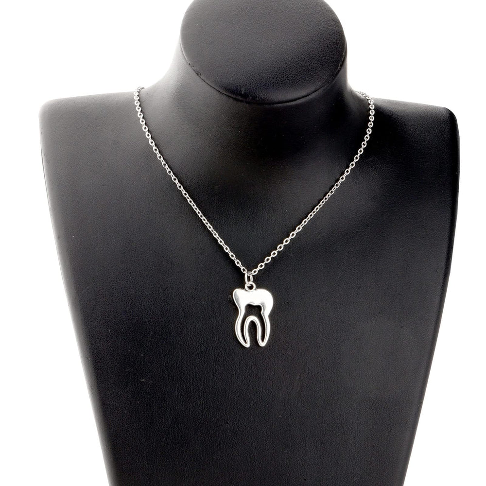 Stainless steel material close-up of Lywjyb Birdgot dental necklace
