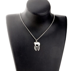 Stainless steel material close-up of Lywjyb Birdgot dental necklace