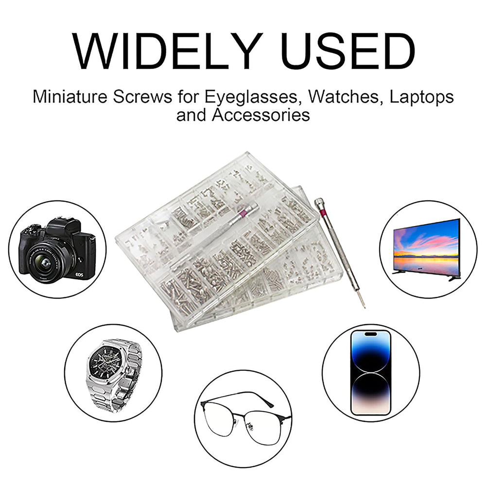 Ideal for repairs on glasses, watches, jewelry, and small electronics