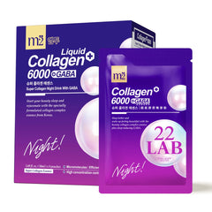 M2 Liquid Collagen Night Beauty Drink bottle with GABA and Biotin