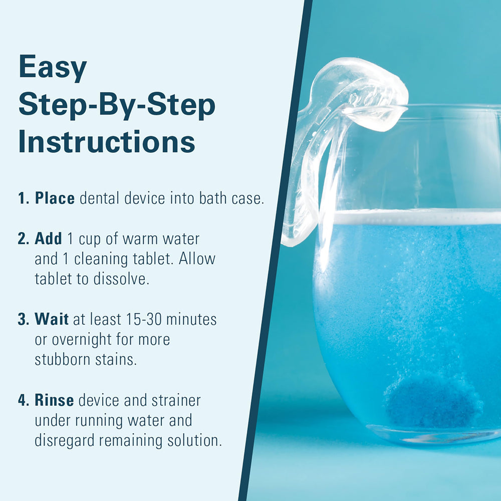 Aligner and night guard cleaner in case