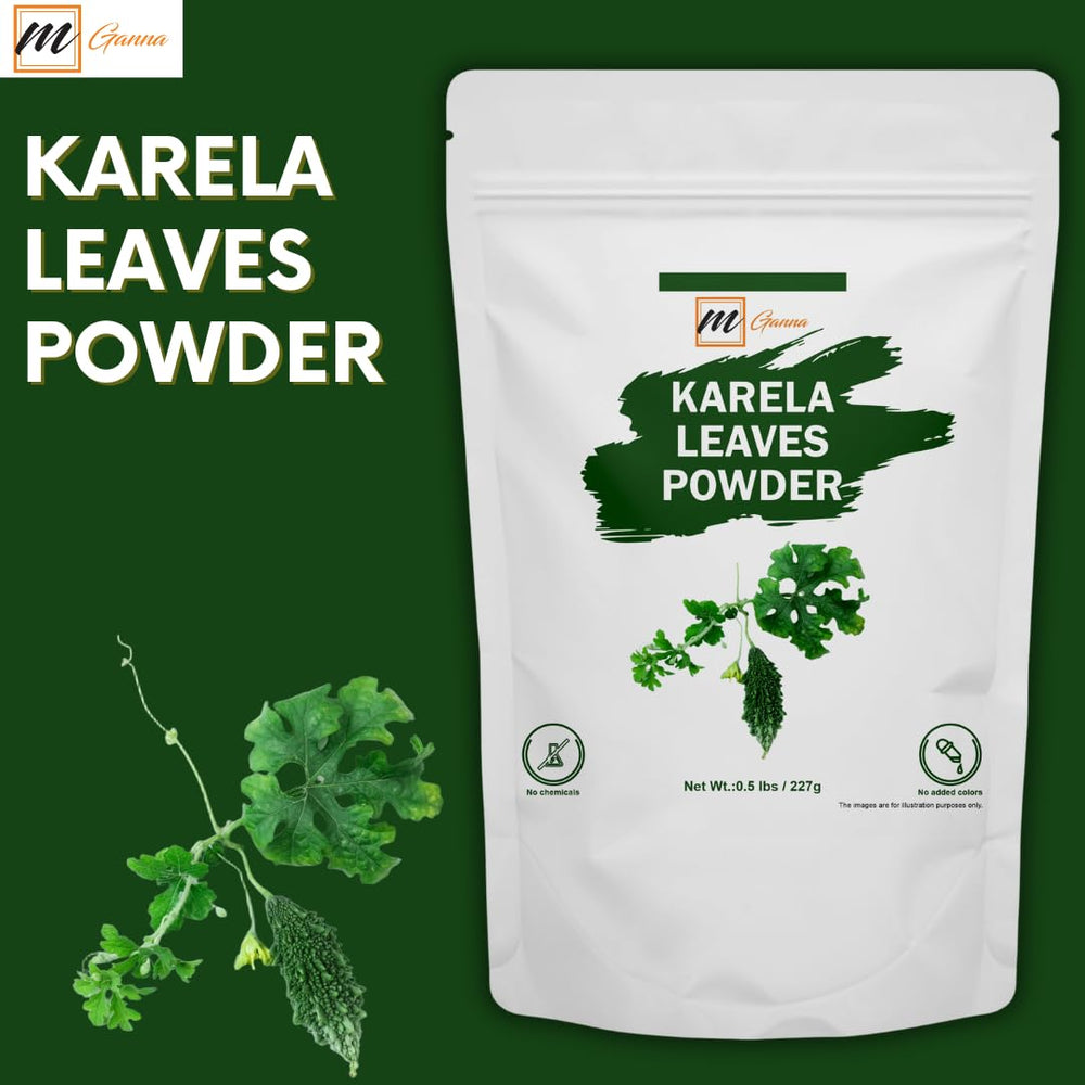DIY mask preparation using mGanna Karela leaves powder