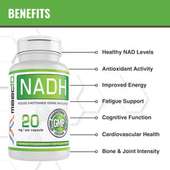 One MAAC10 NADH capsule provides energy during busy days and activities.