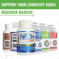 Daily-use MAAC10 NADH scene illustrating simple energy support routine.