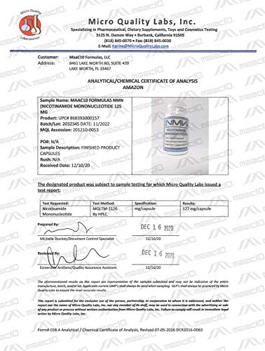 GMP and NSF certification logos on product packaging