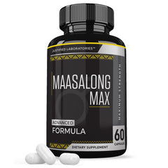Justified Laboratories Maasalong Max 1600MG bottle front view