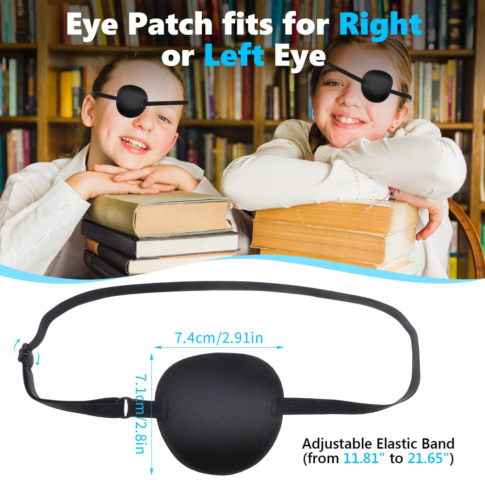 Close-up of the 3D grooved curved eye patch design