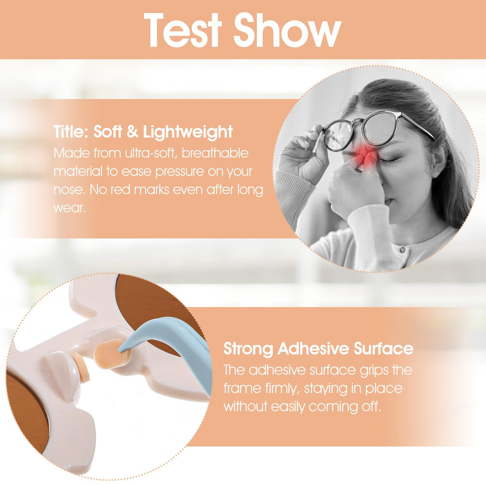Mabor EVA foam nose pads – D-shape for secure fit