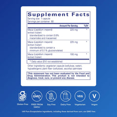 Maca-3 bottle with front label