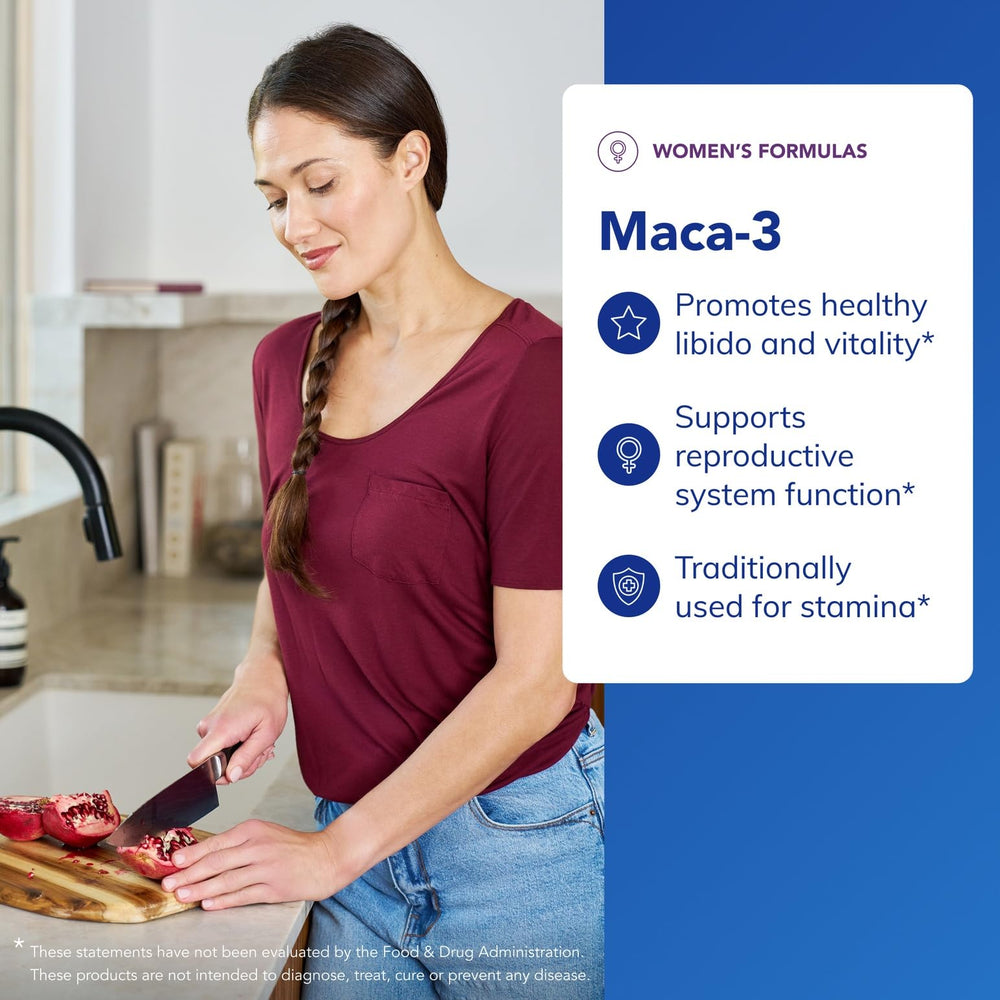 Maca-3 product label detail