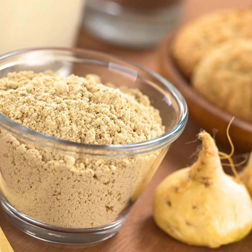 Maca powder shown as energy and vitality hero