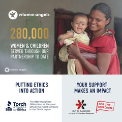 Graphic banner highlighting 4-month supply and 120 servings