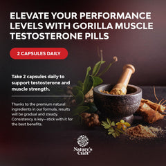 Capsules containing maca root and tongkat ali extract