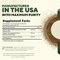 MACAPLUS+ 40x potency Maca Peruana label