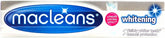 Macleans Whitening Toothpaste 100ml tube - front view