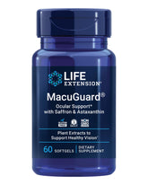 Life Extension MacuGuard Ocular Support bottle with 60 softgels