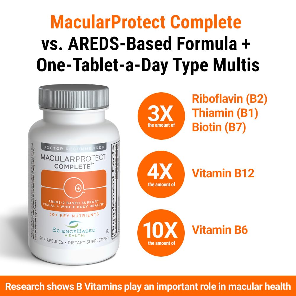 Close up of MacularProtect Complete bottle
