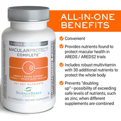 Full spectrum multivitamin with macular health nutrients