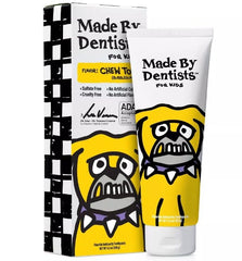 Bubble gum flavored fluoride toothpaste for kids, 4.2 oz, 3-pack by Made by Dentists