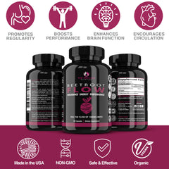 Made in the USA beetroot capsules